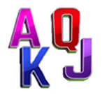 A, K, Q, and J
