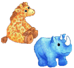 Giraffe and Rhino