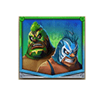 The Green And Blue Wrestler