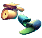 Bandage and Slippers