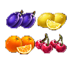 Cherries, Plums, Lemons and Oranges